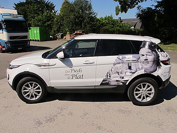 Apollo Communications - Lettrage de véhicule d'entreprise